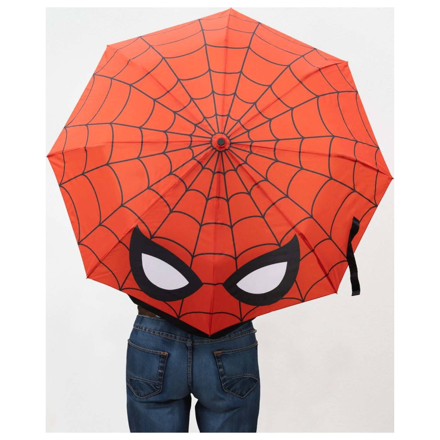 Marvel Spiderman Foodie automatische Regenschirm Produktfoto