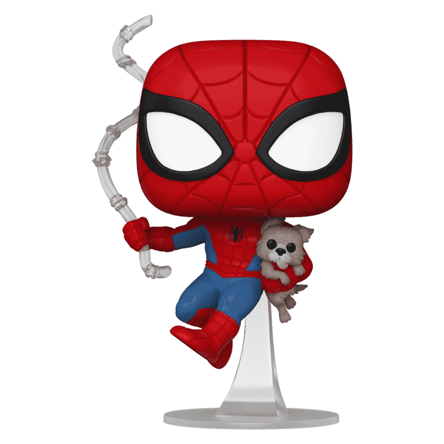 Spider-Man Funko POP&Buddy! Movies Vinylfiguren Spidey mit Sandwich(Dog) 9 cm Produktfoto