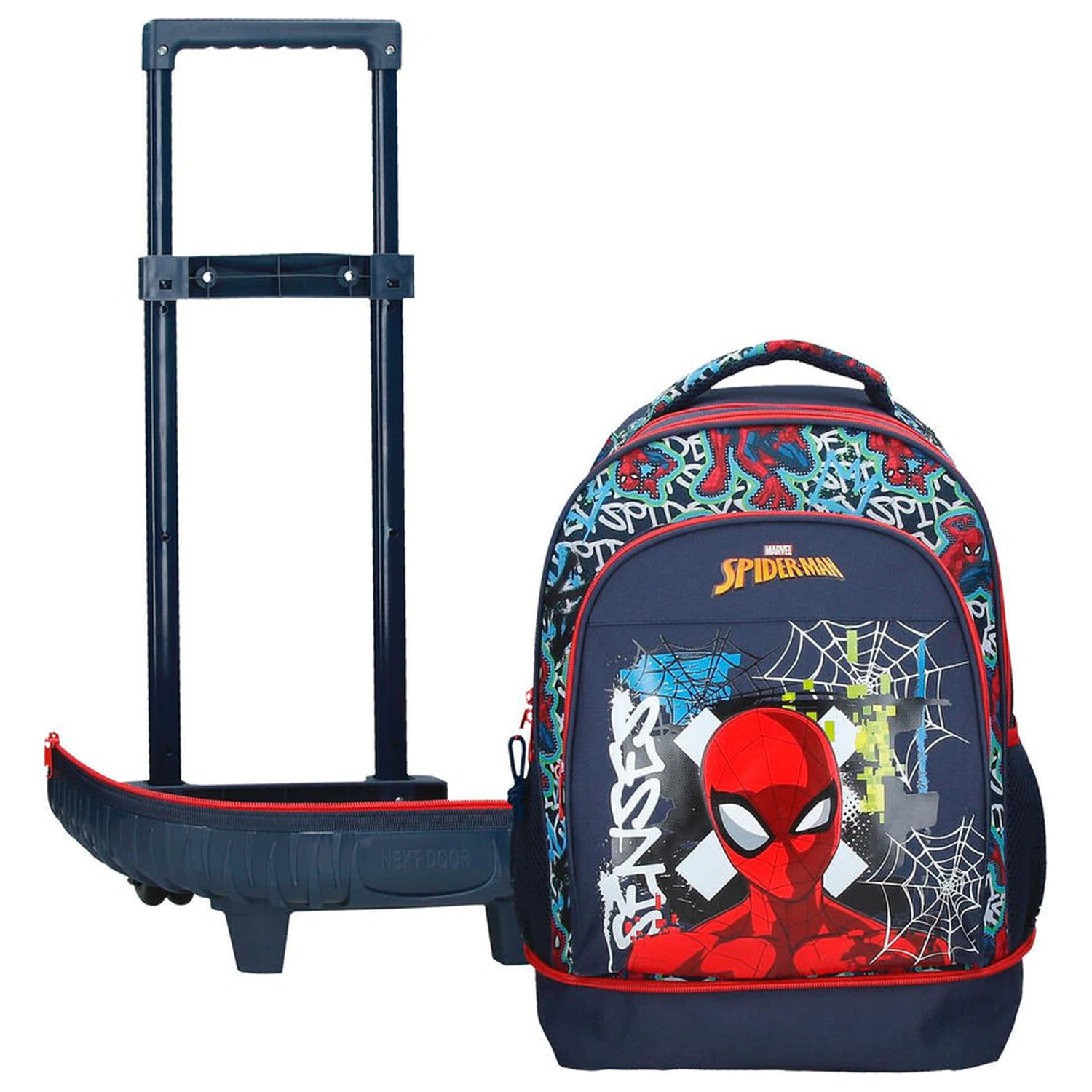 Marvel Spiderman Graffiti kompakter, ausziehbarer Trolley 43 cm Produktfoto