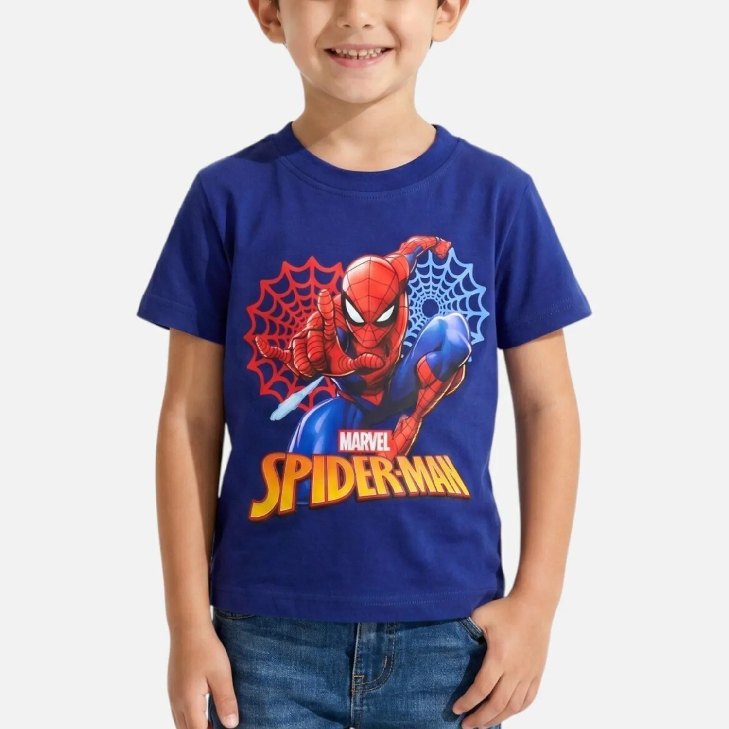 Spider-Man Kinder T-Shirt - navy blue Produktfoto