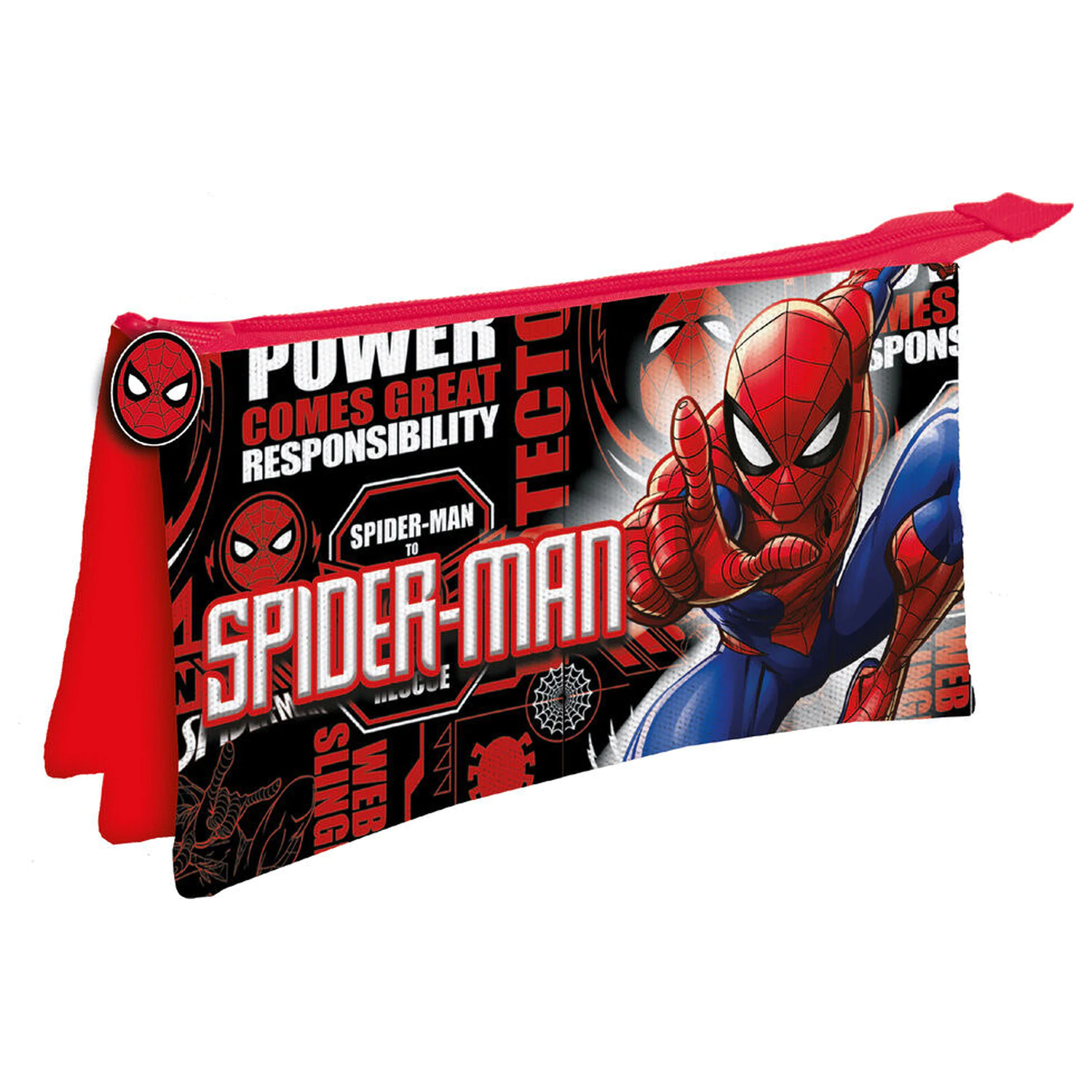 Marvel Spiderman Hero dreifaches Federmäppchen Produktfoto