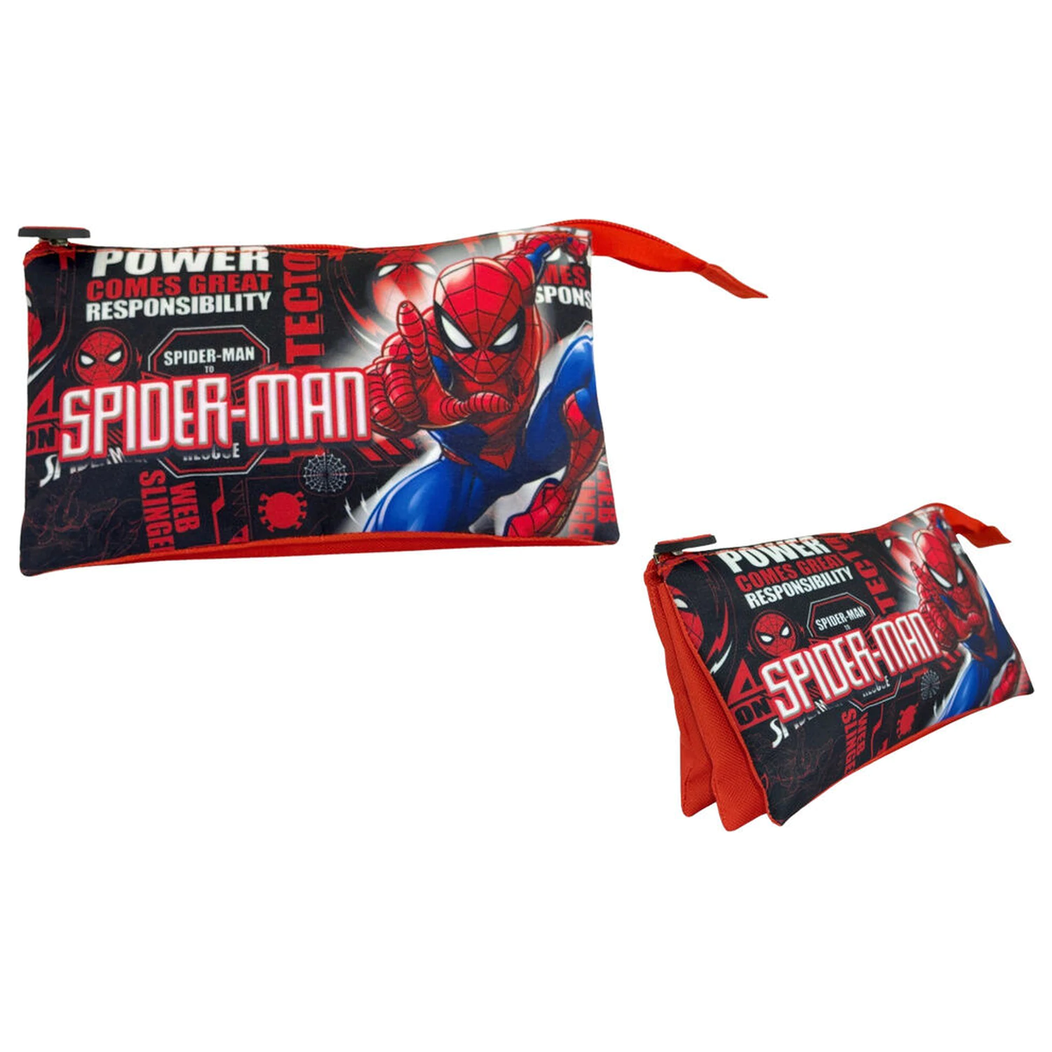Marvel Spiderman Hero dreifaches Federmäppchen Produktfoto
