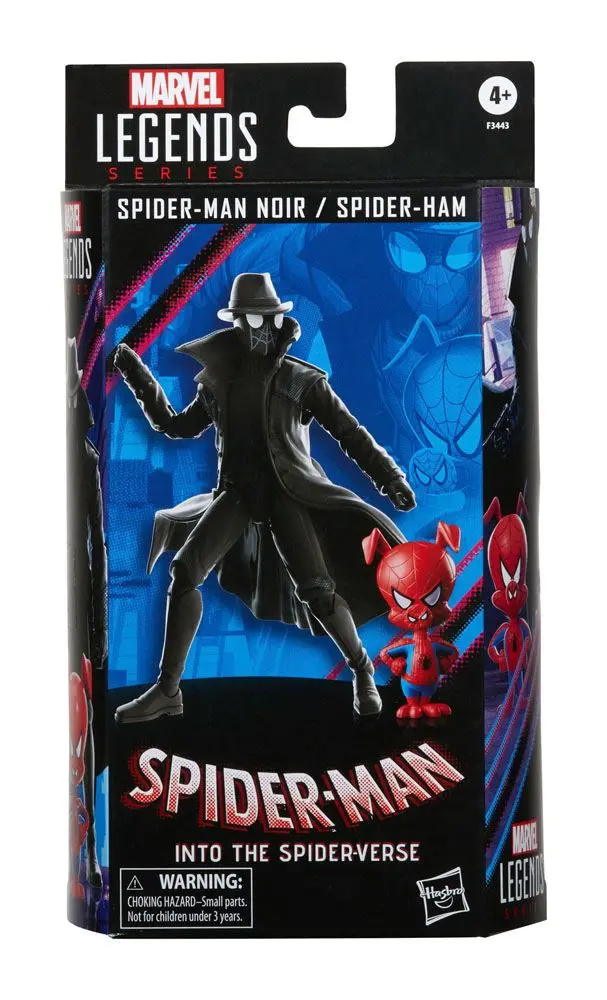Spider-Man: Into the Spider-Verse Marvel Legends Action Figur 2er-Pack 2022 Spider-Man Noir & Spider-Ham 15 cm Produktfoto