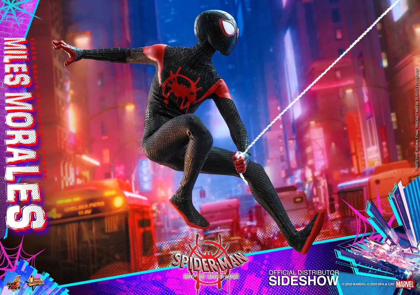 Spider-Man: Into the Spider-Verse Movie Masterpiece Action Figur 1/6 Miles Morales 29 cm Produktfoto