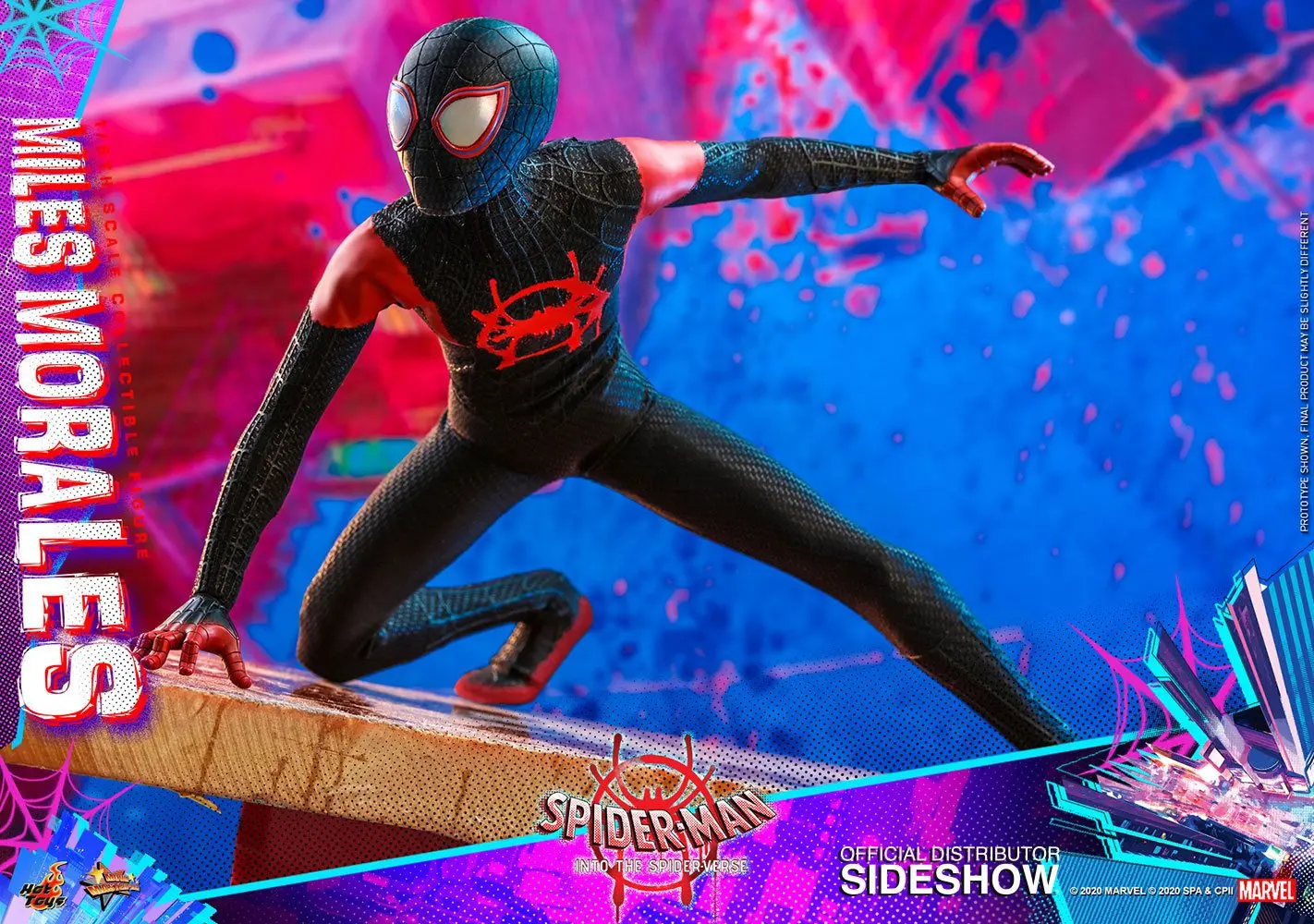 Spider-Man: Into the Spider-Verse Movie Masterpiece Action Figur 1/6 Miles Morales 29 cm Produktfoto