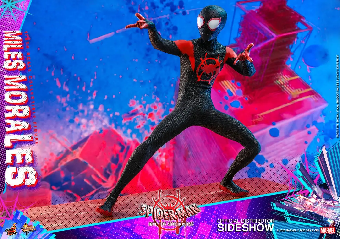 Spider-Man: Into the Spider-Verse Movie Masterpiece Action Figur 1/6 Miles Morales 29 cm Produktfoto