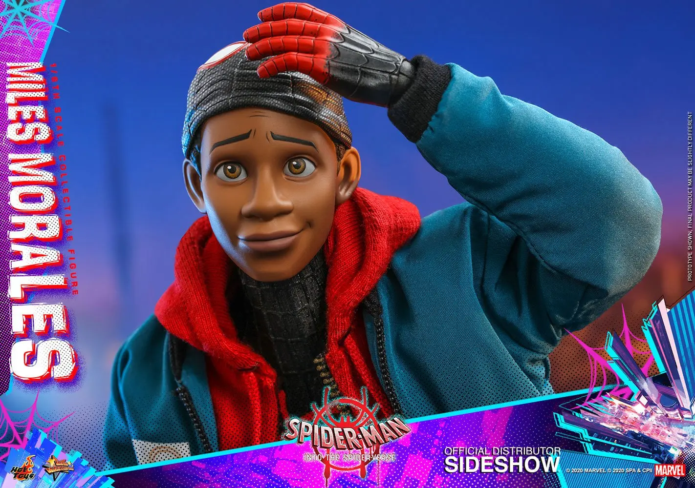 Spider-Man: Into the Spider-Verse Movie Masterpiece Action Figur 1/6 Miles Morales 29 cm Produktfoto