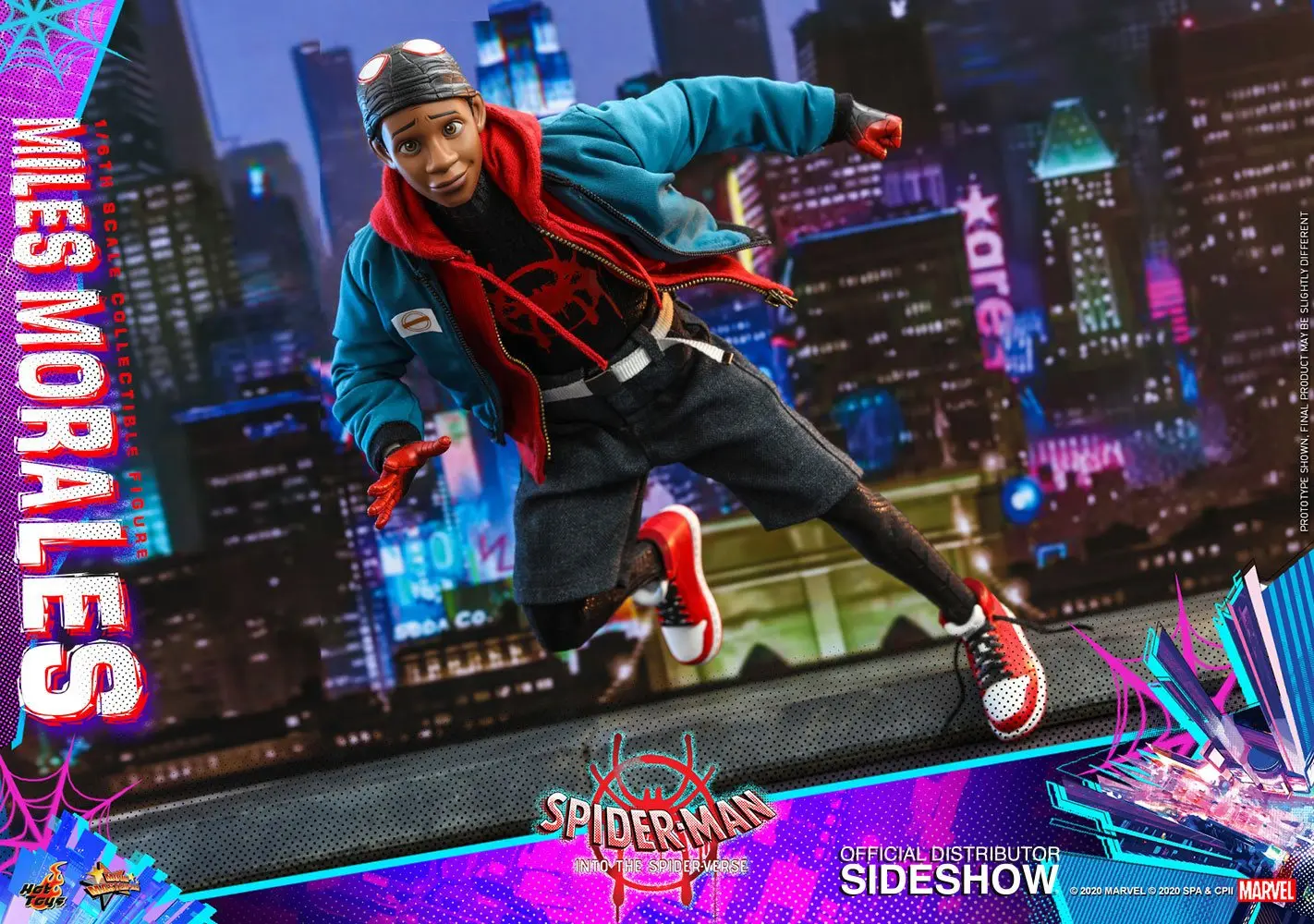 Spider-Man: Into the Spider-Verse Movie Masterpiece Action Figur 1/6 Miles Morales 29 cm Produktfoto