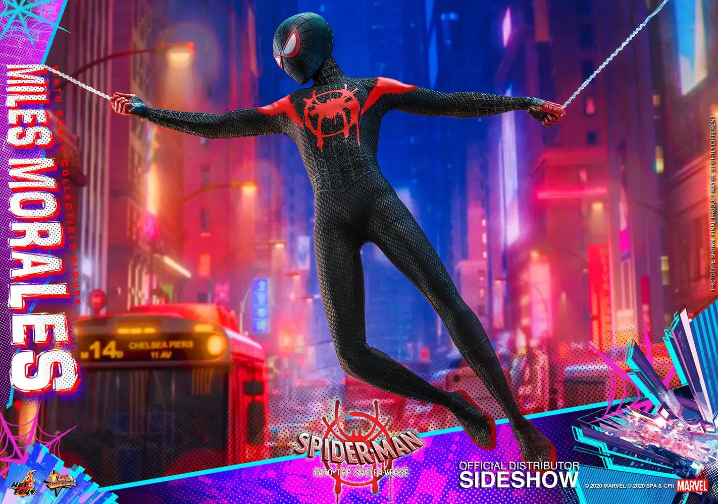 Spider-Man: Into the Spider-Verse Movie Masterpiece Action Figur 1/6 Miles Morales 29 cm Produktfoto