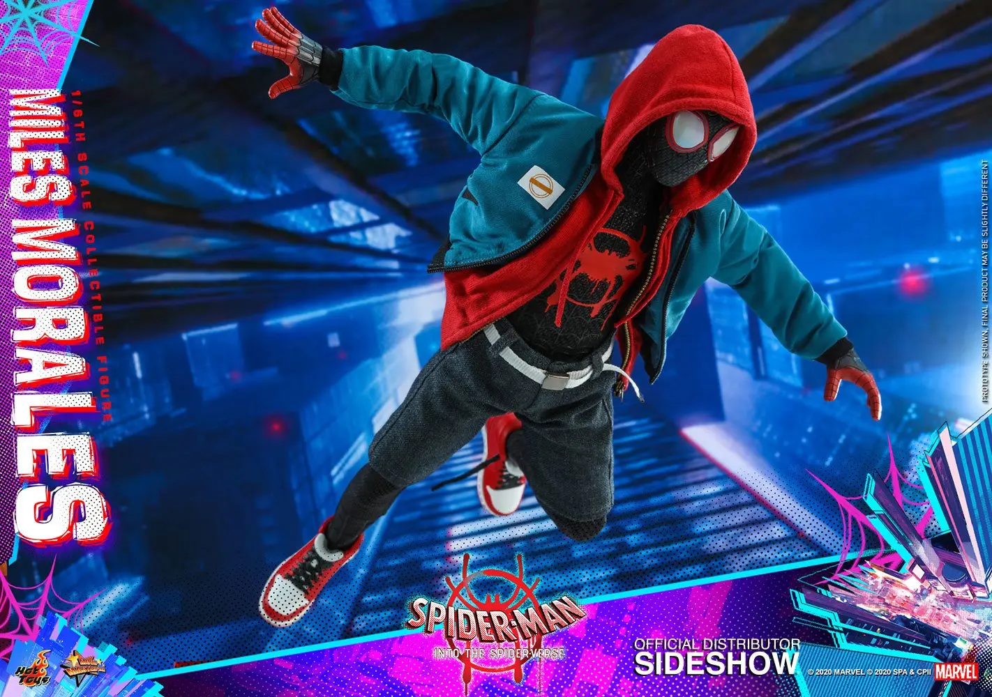 Spider-Man: Into the Spider-Verse Movie Masterpiece Action Figur 1/6 Miles Morales 29 cm Produktfoto