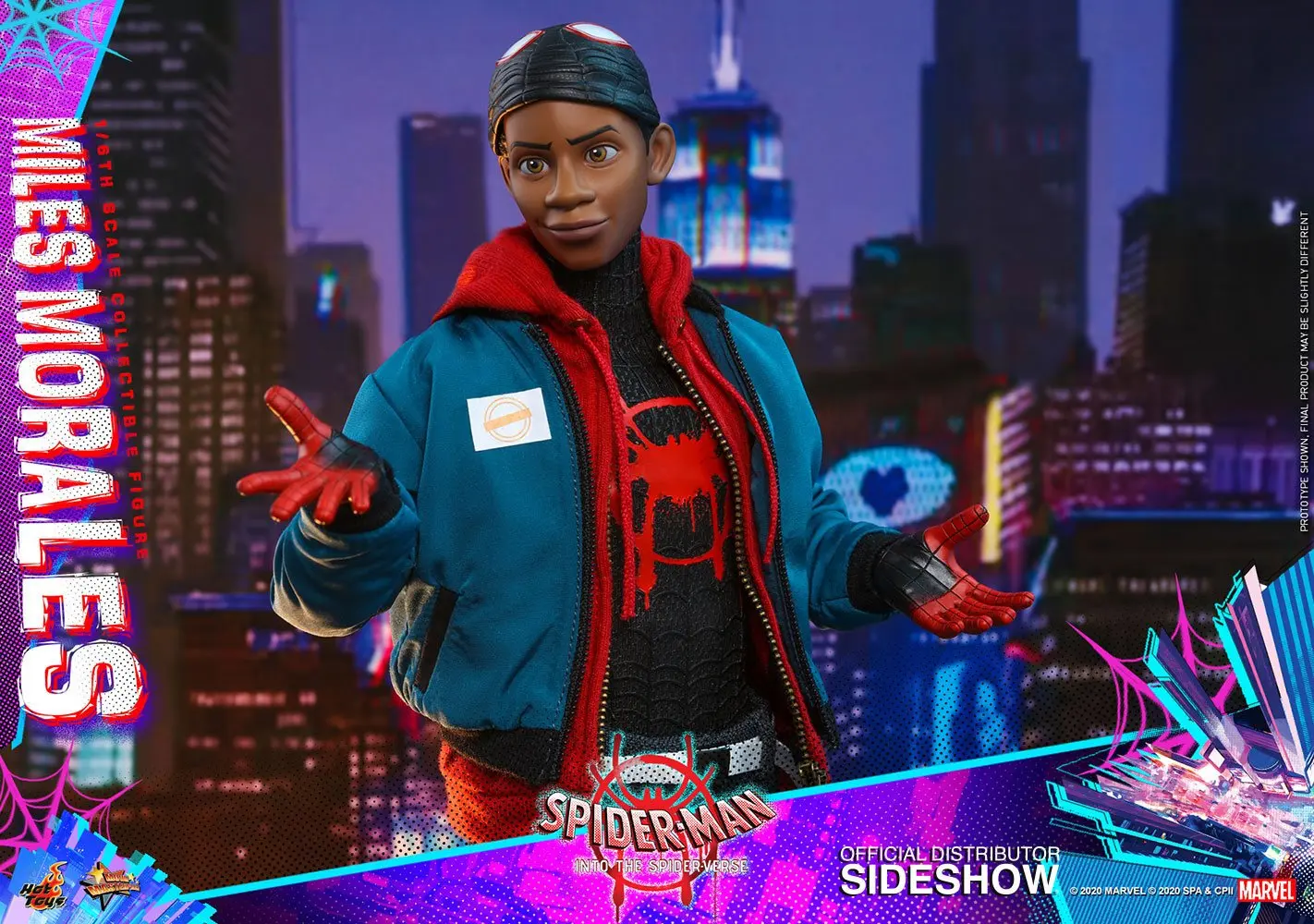 Spider-Man: Into the Spider-Verse Movie Masterpiece Action Figur 1/6 Miles Morales 29 cm Produktfoto