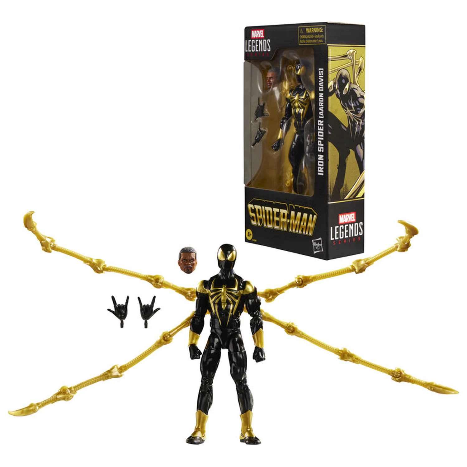 Marvel Spiderman Iron Spider Aroon Davis Figur 15 cm Produktfoto