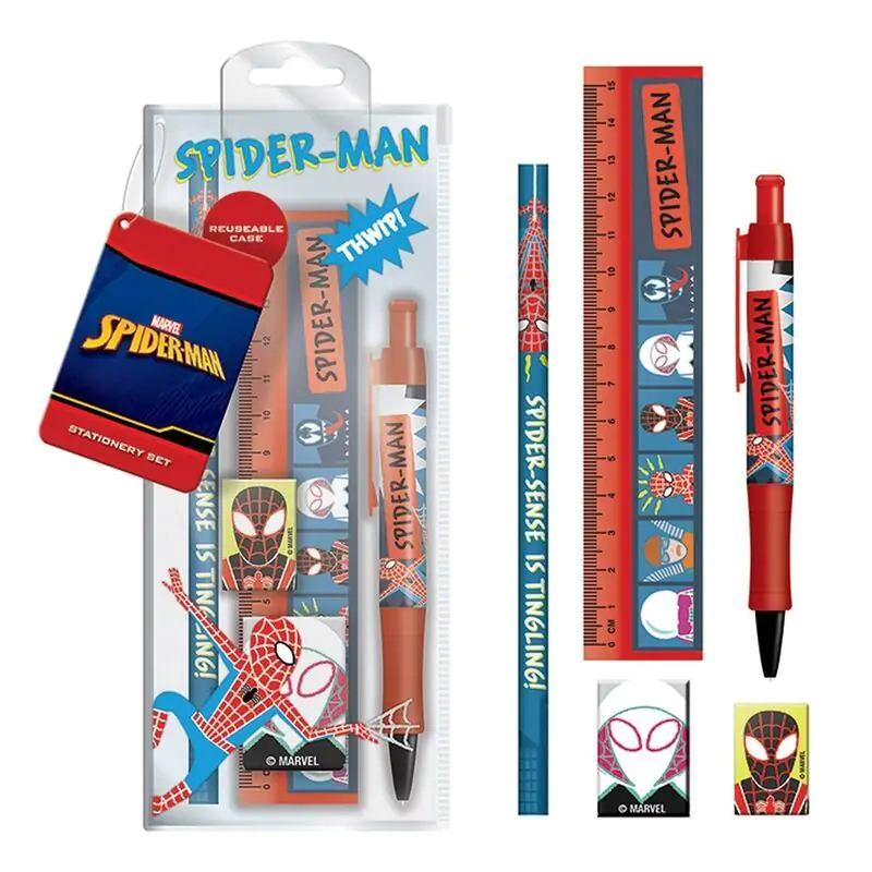 Marvel Spiderman Schreibwaren Set Produktfoto