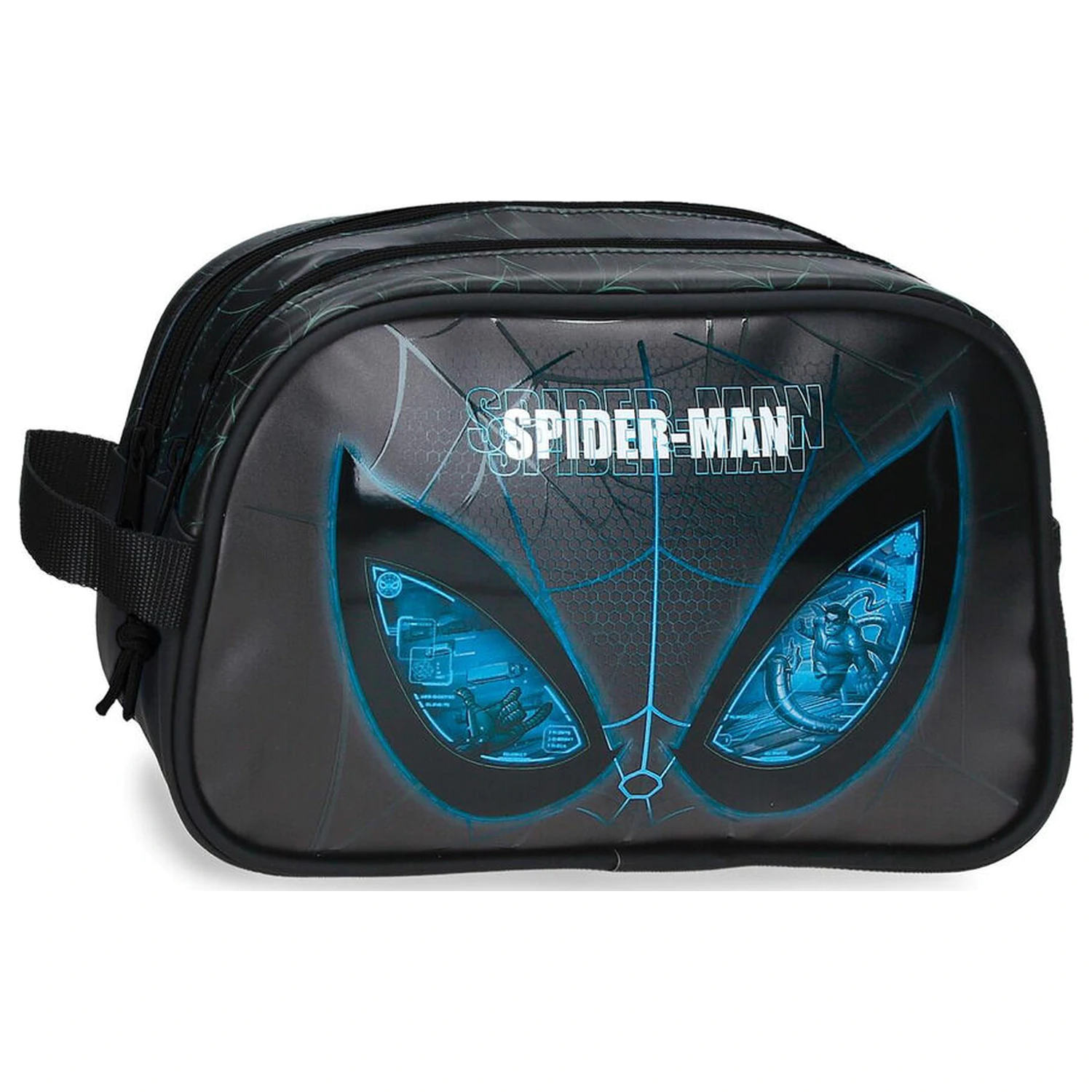 Marvel Spiderman Is Watching Us anpassbare Kosmetiktasche Produktfoto