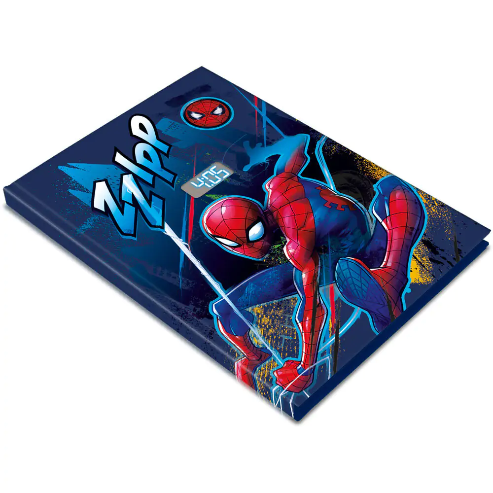 Marvel Spiderman Notizbuch mit Uhr Produktfoto