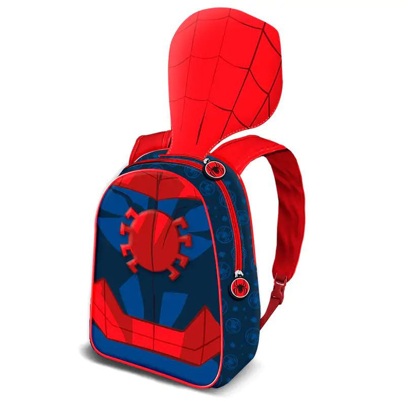 Marvel Spiderman Rucksack mit Kapuze 31cm Produktfoto