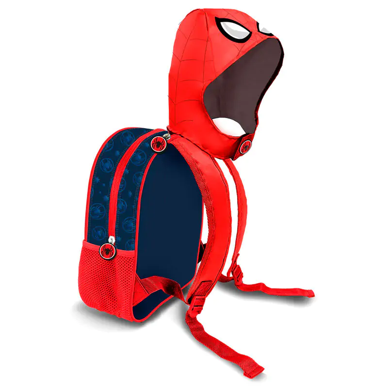 Marvel Spiderman Rucksack mit Kapuze 31cm Produktfoto