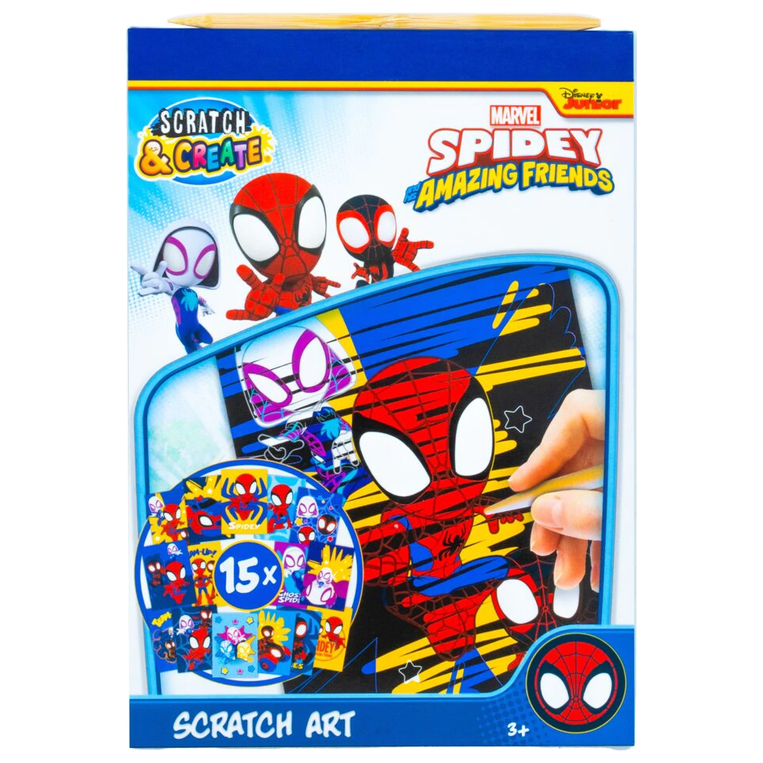 Marvel Spiderman Kratz-Set Produktfoto