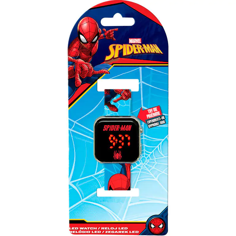 Marvel Spiderman LED-Armbanduhr termékfotó