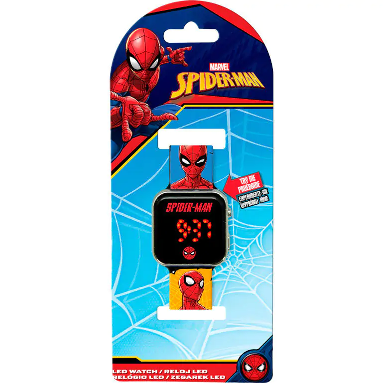 Marvel Spiderman LED-Armbanduhr Produktfoto