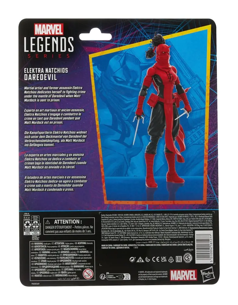 Spider-Man Marvel Legends Retro Collection Actionfigur Elektra Natchios Daredevil 15 cm termékfotó