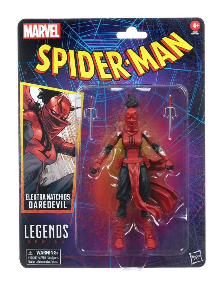 Spider-Man Marvel Legends Retro Collection Actionfigur Elektra Natchios Daredevil 15 cm termékfotó