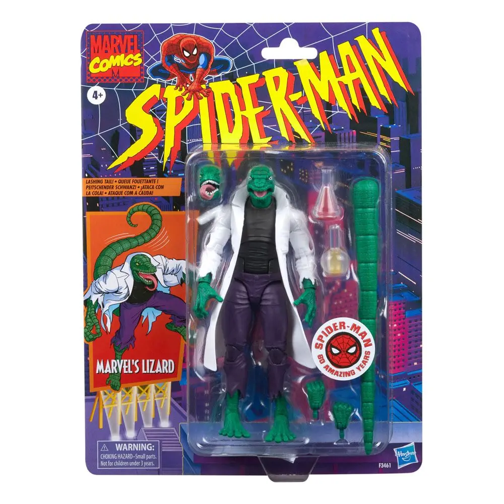 Spider-Man Marvel Legends Retro Action-Figur Marvel's Lizard 15 cm Produktfoto