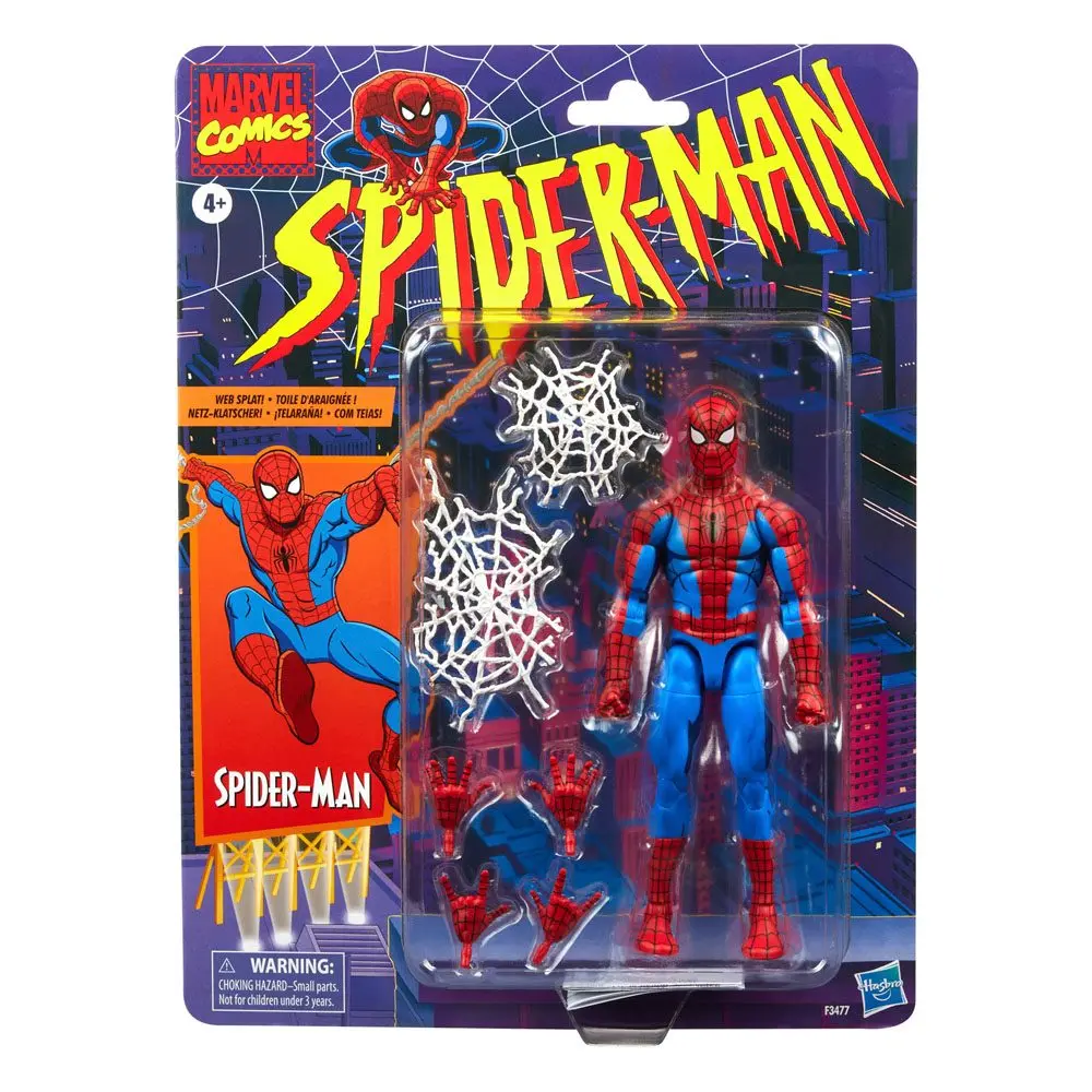 Spider-Man Marvel Legends Retro Actionfigur Spider-Man 15 cm Produktfoto