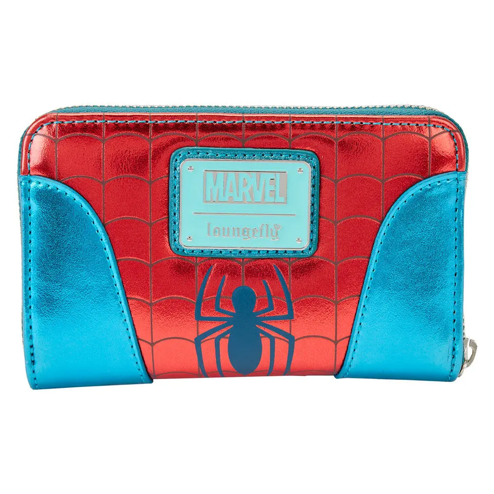 Loungefly Marvel Spiderman Metallic Geldbörse termékfotó