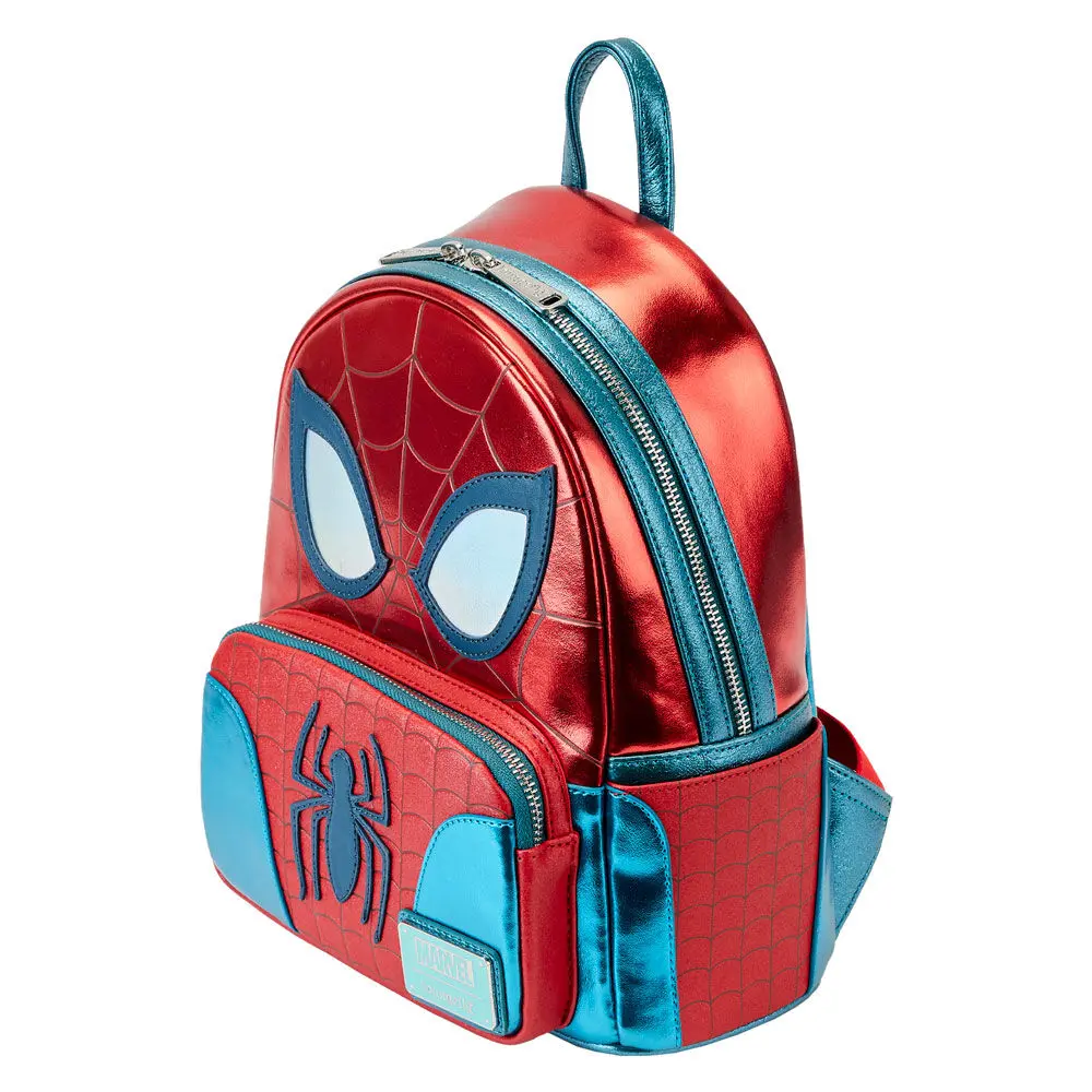 Loungefly Marvel Spiderman Metallic Rucksack 25cm Produktfoto