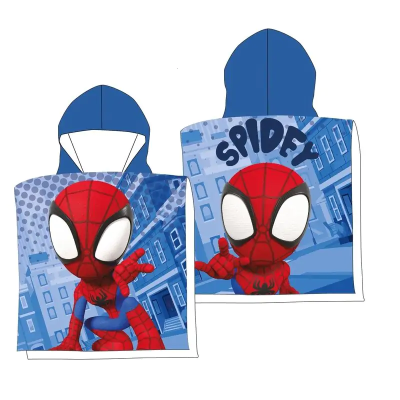 Marvel Spiderman Microfaser Poncho Strandtuch Produktfoto
