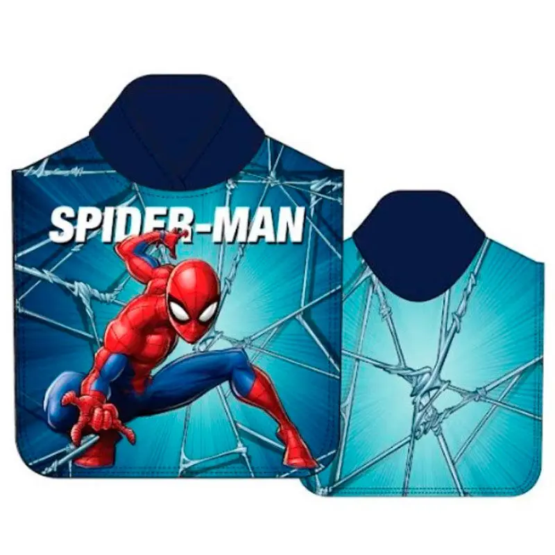 Marvel Spiderman Microfaser Poncho Handtuch termékfotó