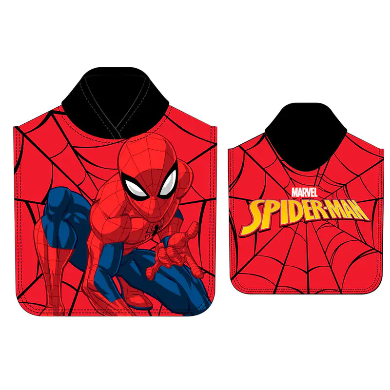 Marvel Spiderman Microfaser Poncho Handtuch termékfotó