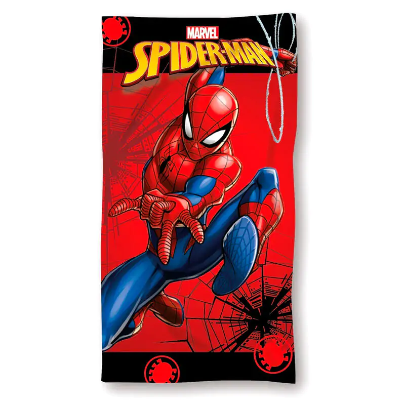 Marvel Spiderman Microfaser Strandtuch Produktfoto