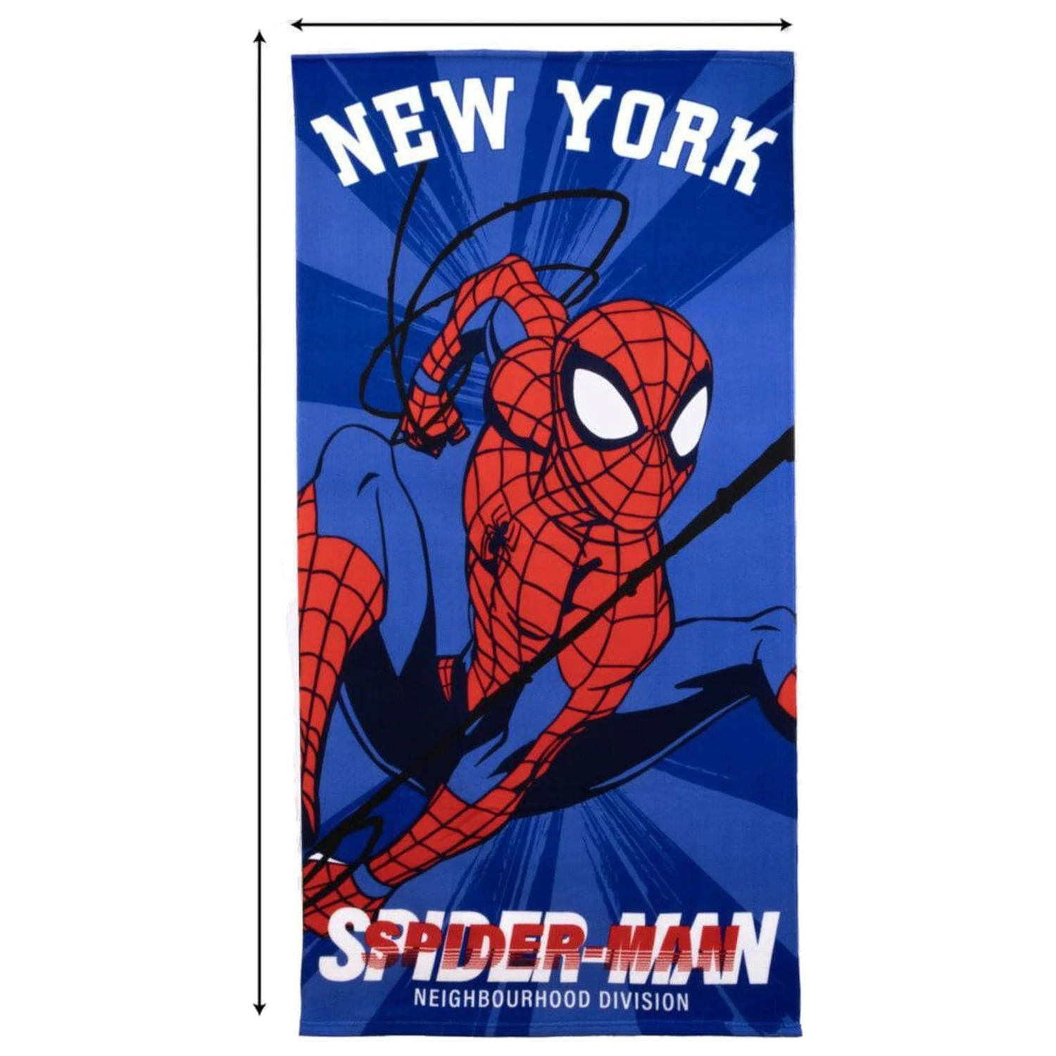 Marvel Spiderman Mikrofasertuch Produktfoto