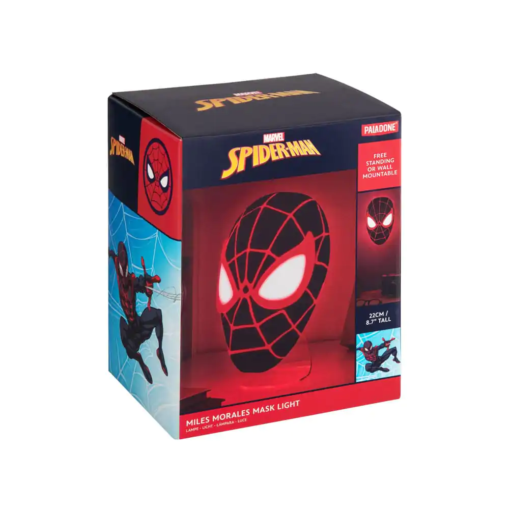 Spider-Man 3D LED Licht Miles Morales Maske Produktfoto