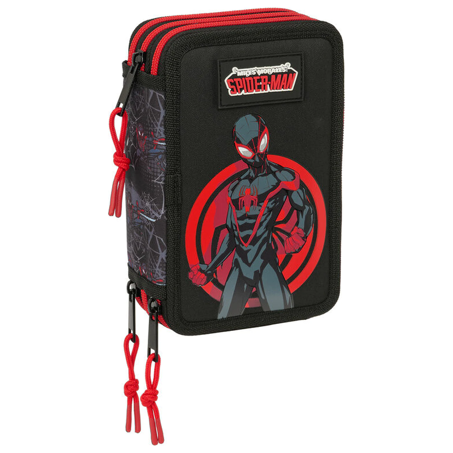 Marvel Spiderman Miles Morales dreifach Federmäppchen 37-teilig Produktfoto