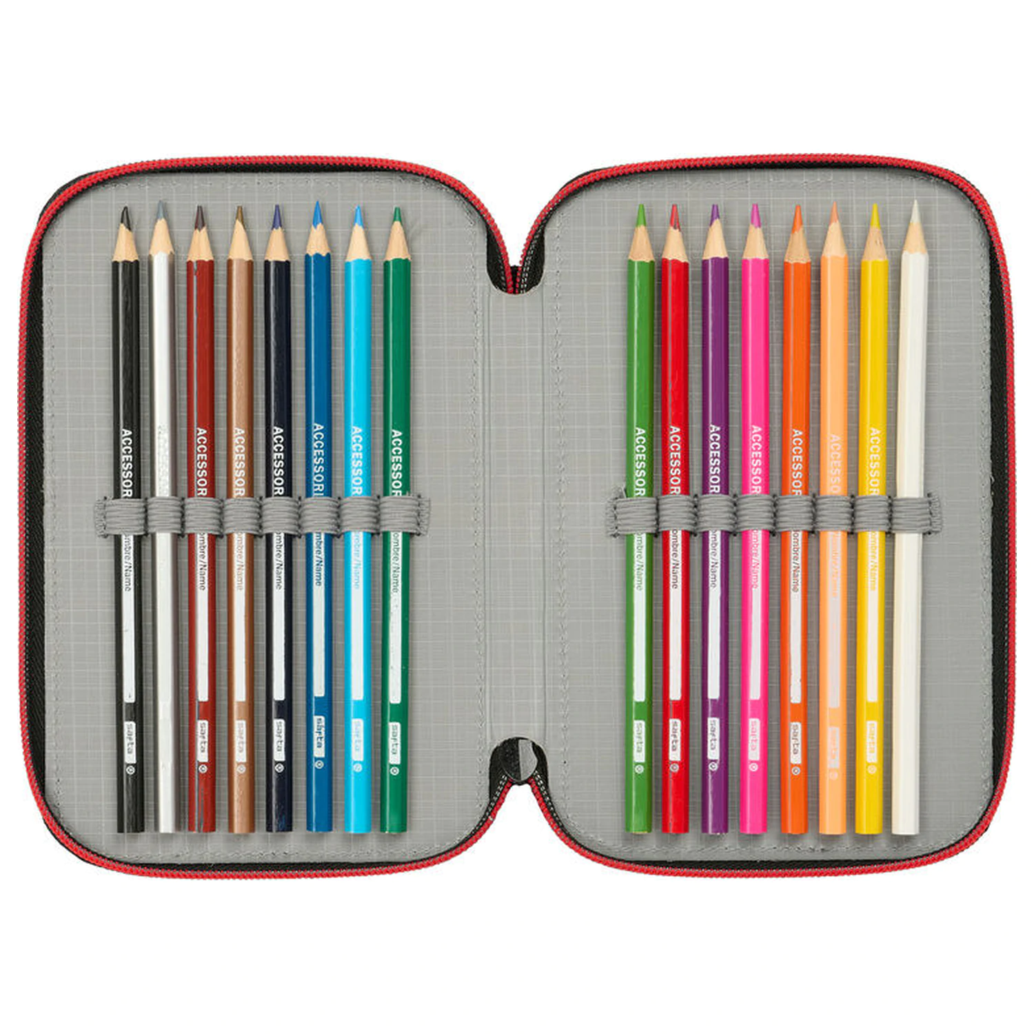 Marvel Spiderman Miles Morales dreifach Federmäppchen 37-teilig Produktfoto