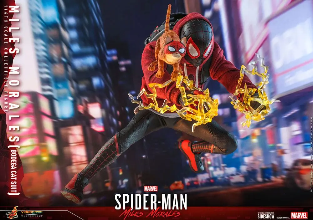 Spider-Man: Miles Morales Videogame Masterpiece Actionfigur 1/6 Miles Morales Bodega Cat Suit 29 cm Produktfoto