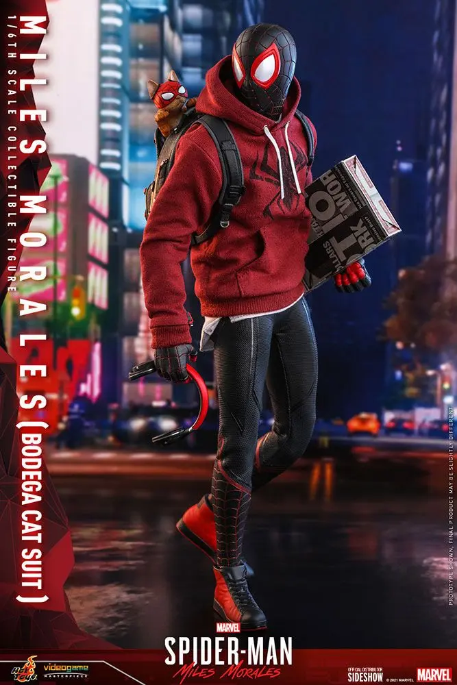 Spider-Man: Miles Morales Videogame Masterpiece Actionfigur 1/6 Miles Morales Bodega Cat Suit 29 cm Produktfoto