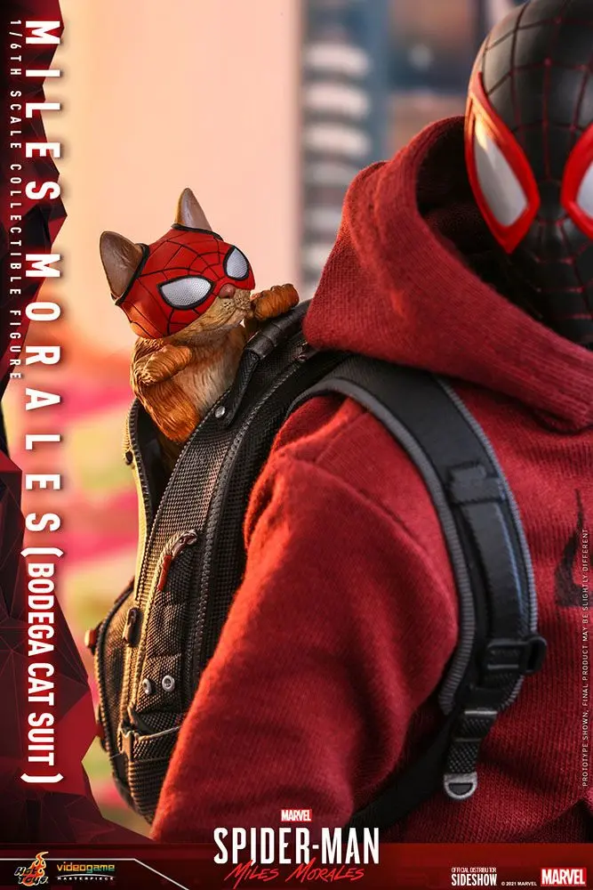 Spider-Man: Miles Morales Videogame Masterpiece Actionfigur 1/6 Miles Morales Bodega Cat Suit 29 cm Produktfoto