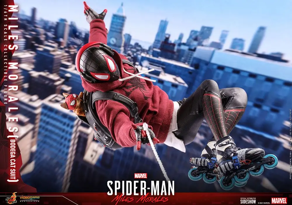 Spider-Man: Miles Morales Videogame Masterpiece Actionfigur 1/6 Miles Morales Bodega Cat Suit 29 cm Produktfoto