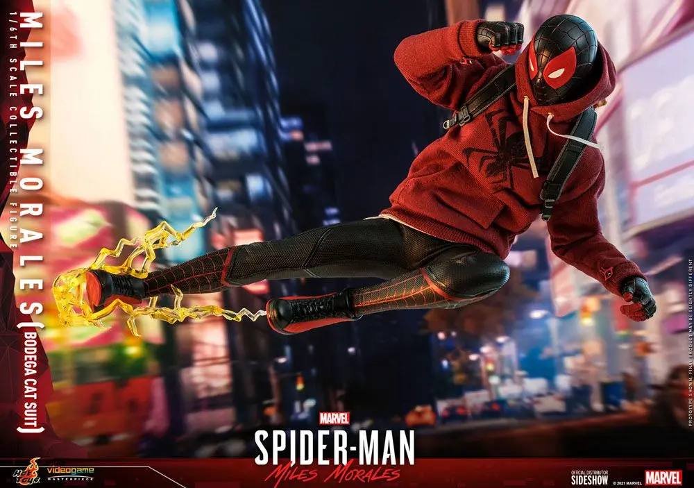 Spider-Man: Miles Morales Videogame Masterpiece Actionfigur 1/6 Miles Morales Bodega Cat Suit 29 cm Produktfoto