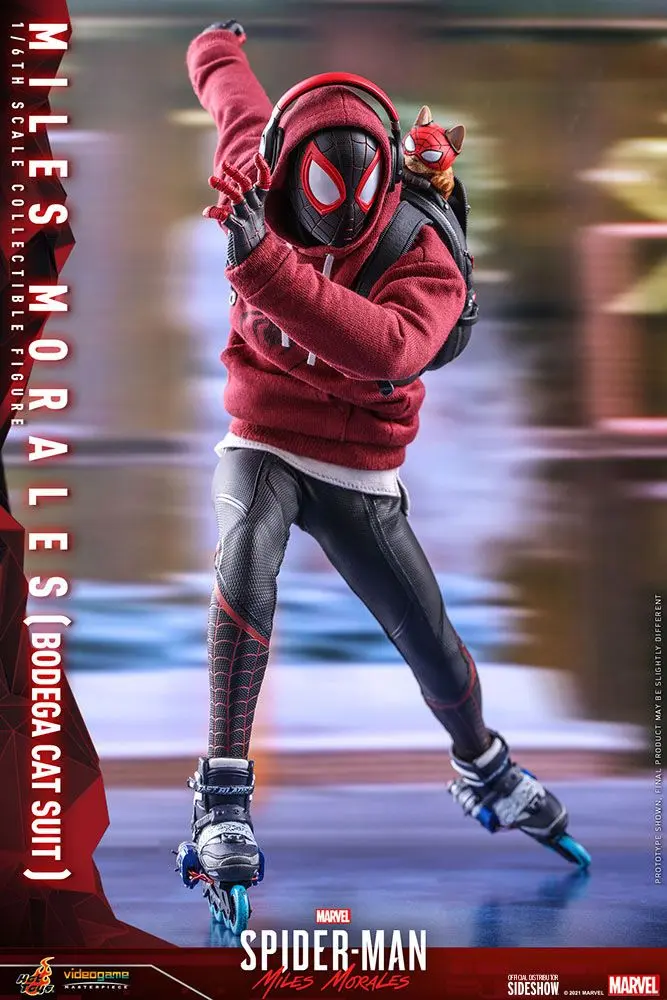 Spider-Man: Miles Morales Videogame Masterpiece Actionfigur 1/6 Miles Morales Bodega Cat Suit 29 cm Produktfoto