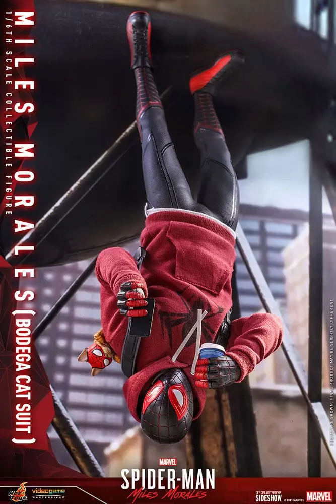 Spider-Man: Miles Morales Videogame Masterpiece Actionfigur 1/6 Miles Morales Bodega Cat Suit 29 cm Produktfoto