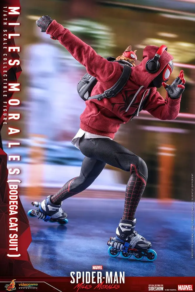 Spider-Man: Miles Morales Videogame Masterpiece Actionfigur 1/6 Miles Morales Bodega Cat Suit 29 cm Produktfoto