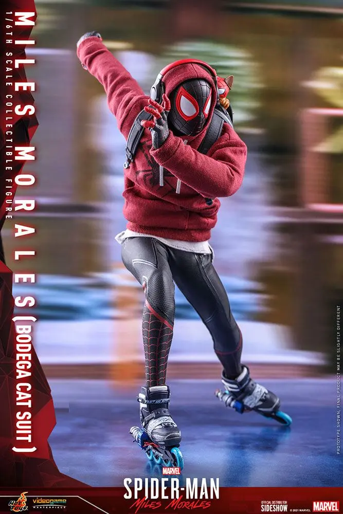 Spider-Man: Miles Morales Videogame Masterpiece Actionfigur 1/6 Miles Morales Bodega Cat Suit 29 cm Produktfoto