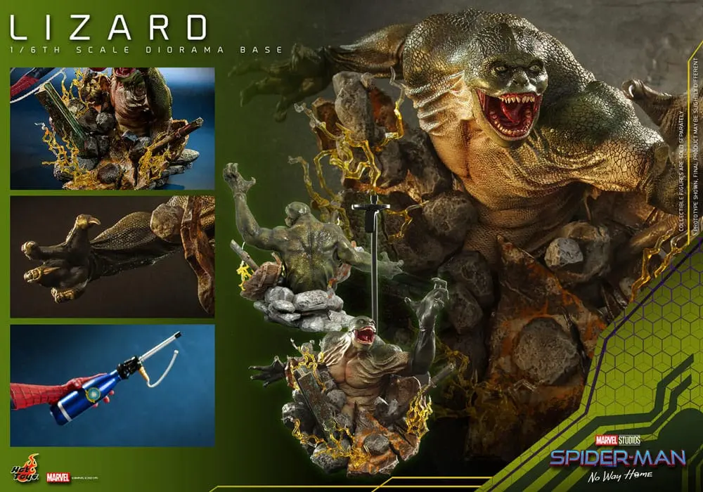 Spider-Man: No Way Home Diorama-Base 1/6 Lizard Produktfoto
