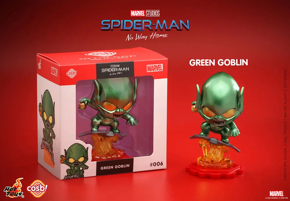 Spider-Man: No Way Home Cosbi Minifigur Green Goblin 8 cm termékfotó