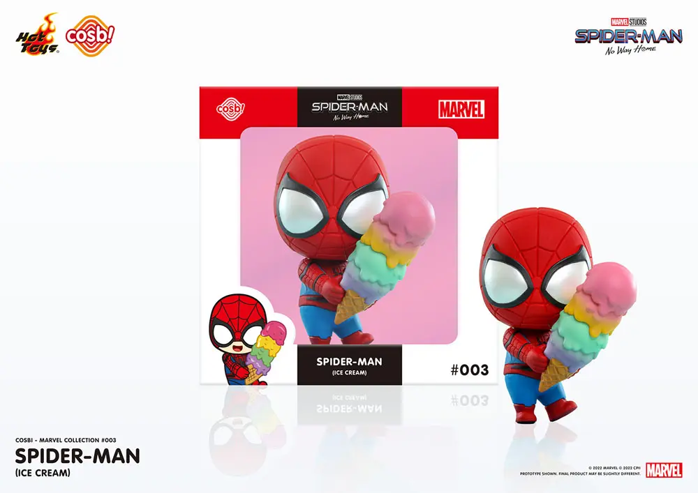 Spider-Man: No Way Home Cosbi Minifigur Spider-Man (Ice Cream) 8 cm termékfotó